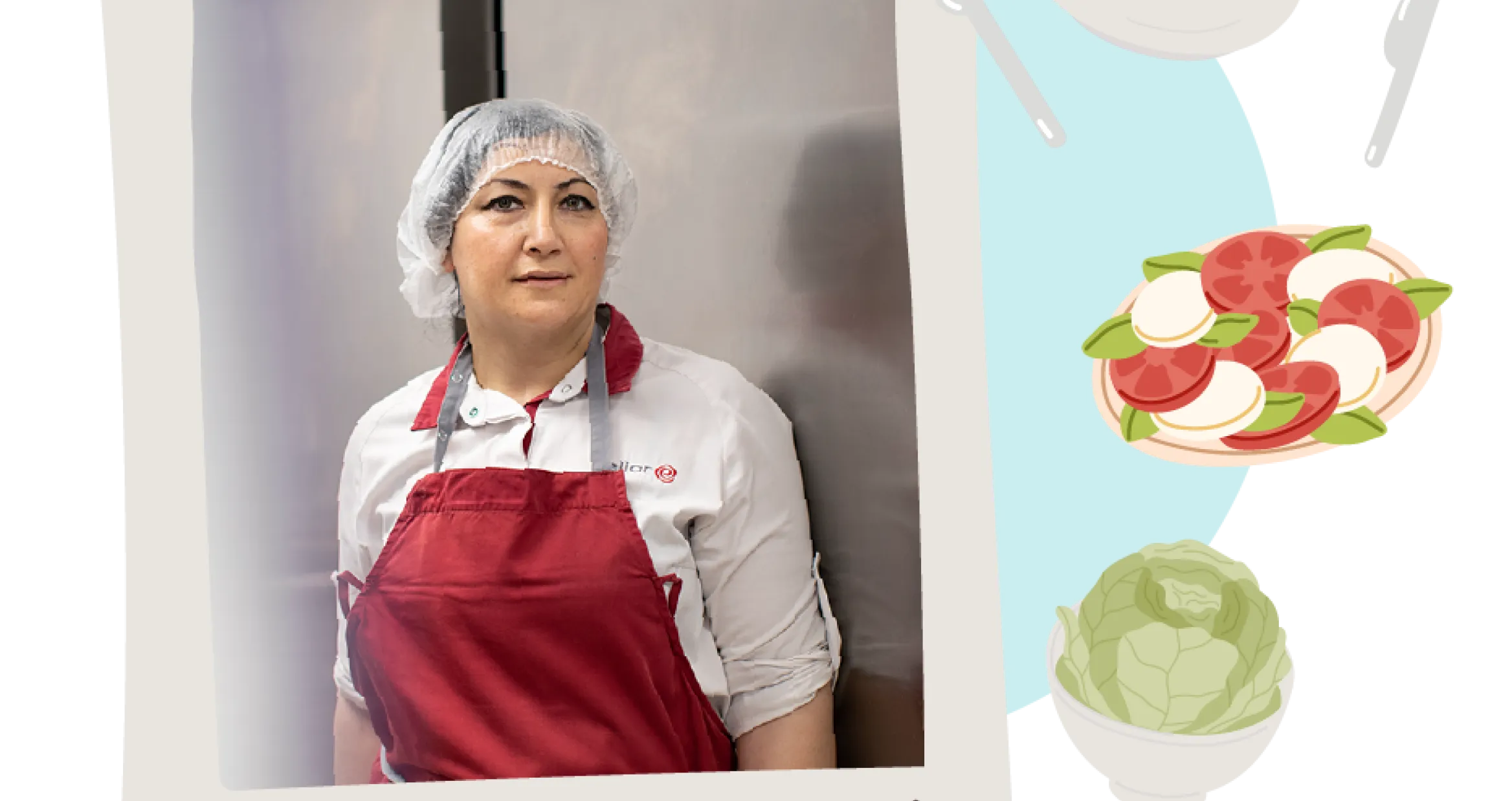 Fatma, employée de restauration