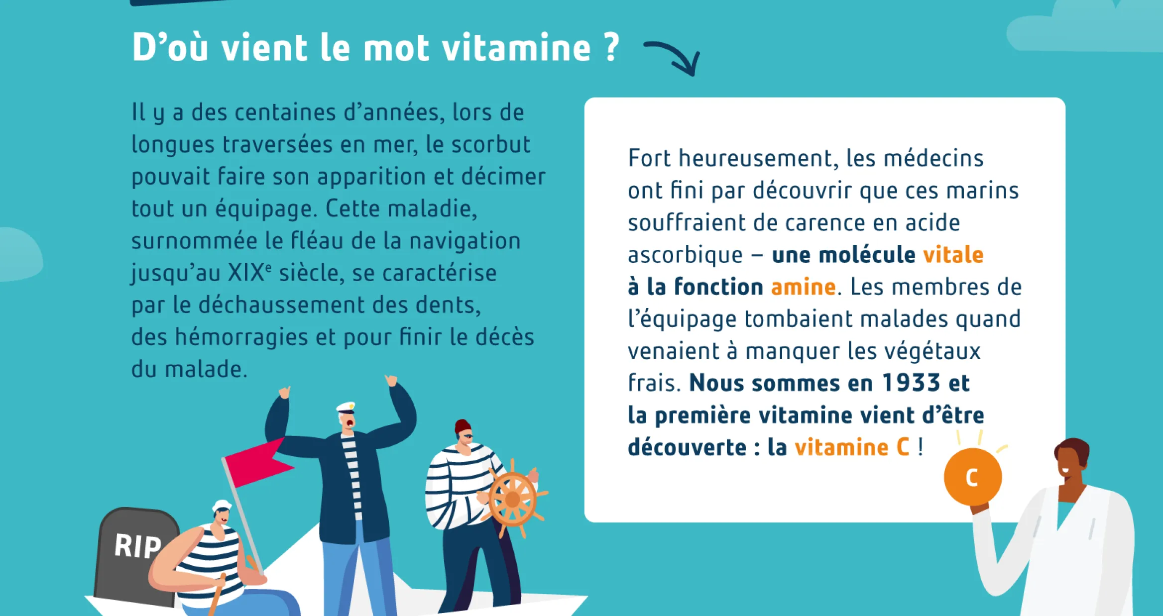 L'histoire des vitamines