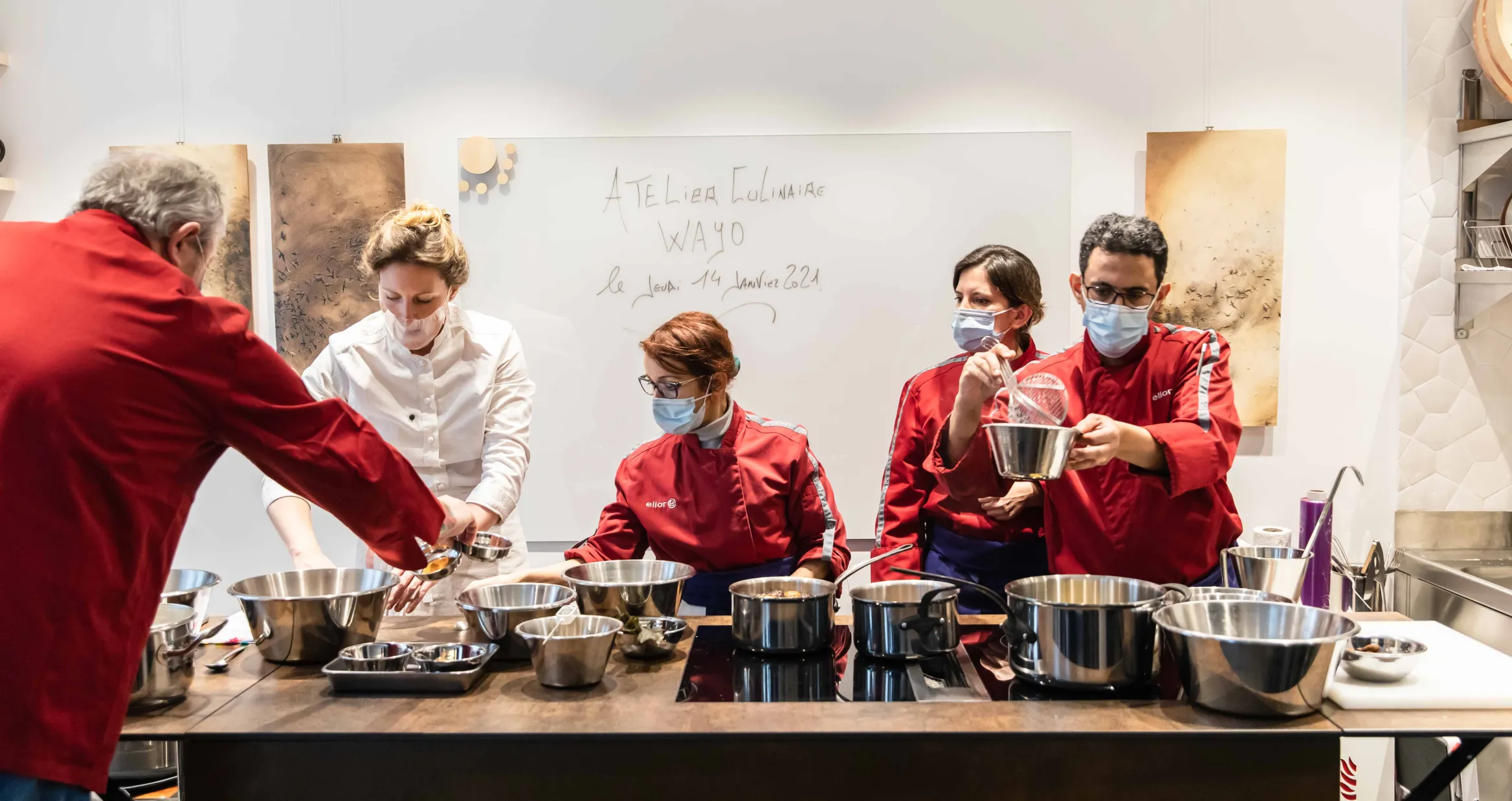 Les chefs Elior en formation