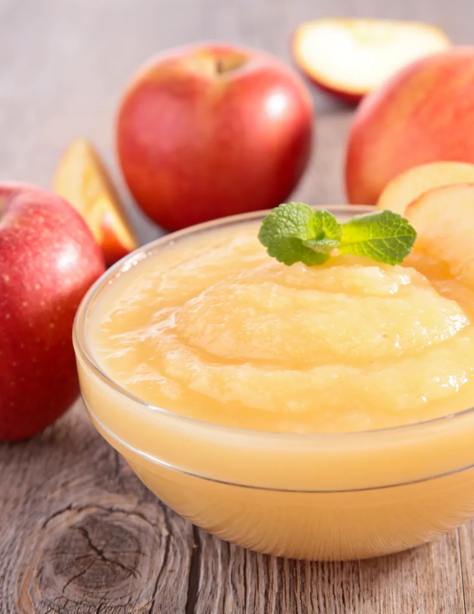 Purée de fruit pomme romarin 