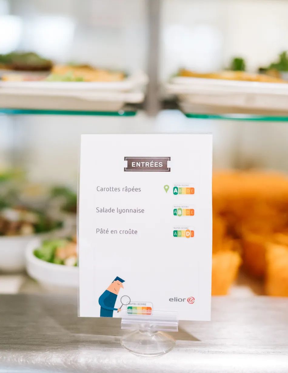 Le Nutri-Score à la cantine