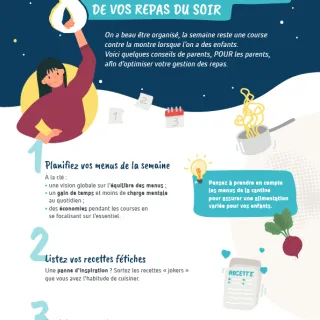 8 conseils pour préparer les repas du soir