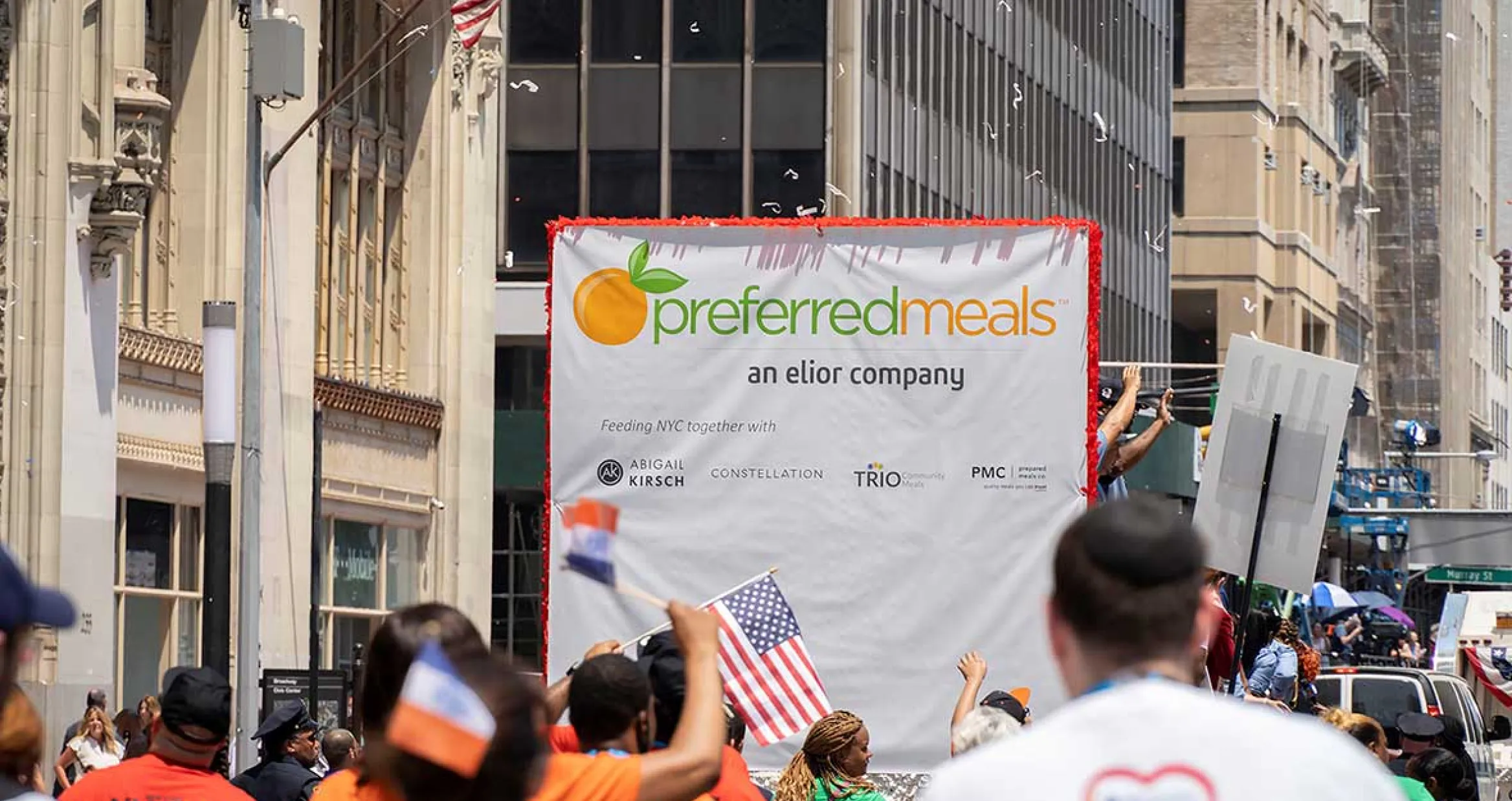 Preferred Meals in New York City’s Hometown Heroes Parade
