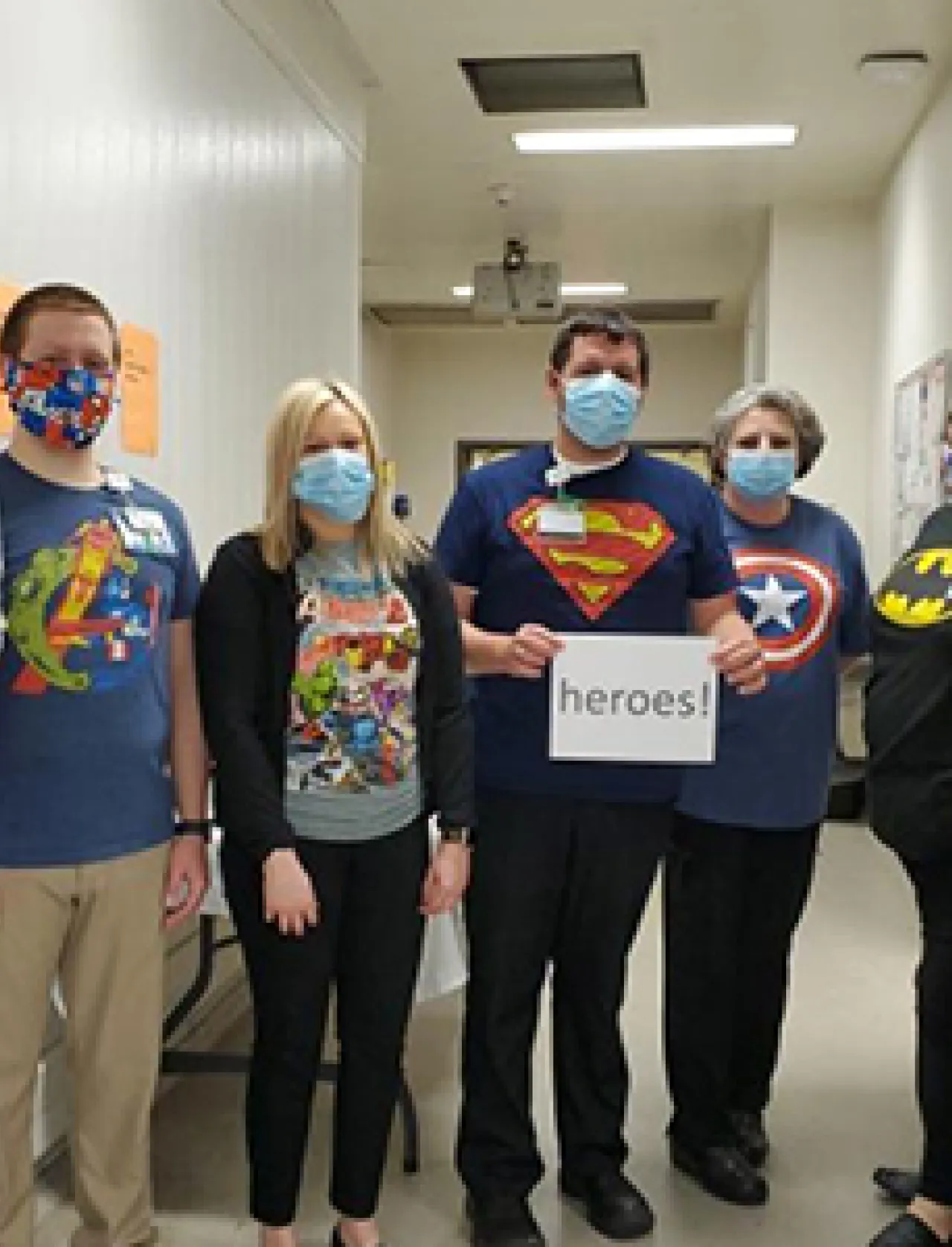 Cura Everyday Heroes standing in hallway
