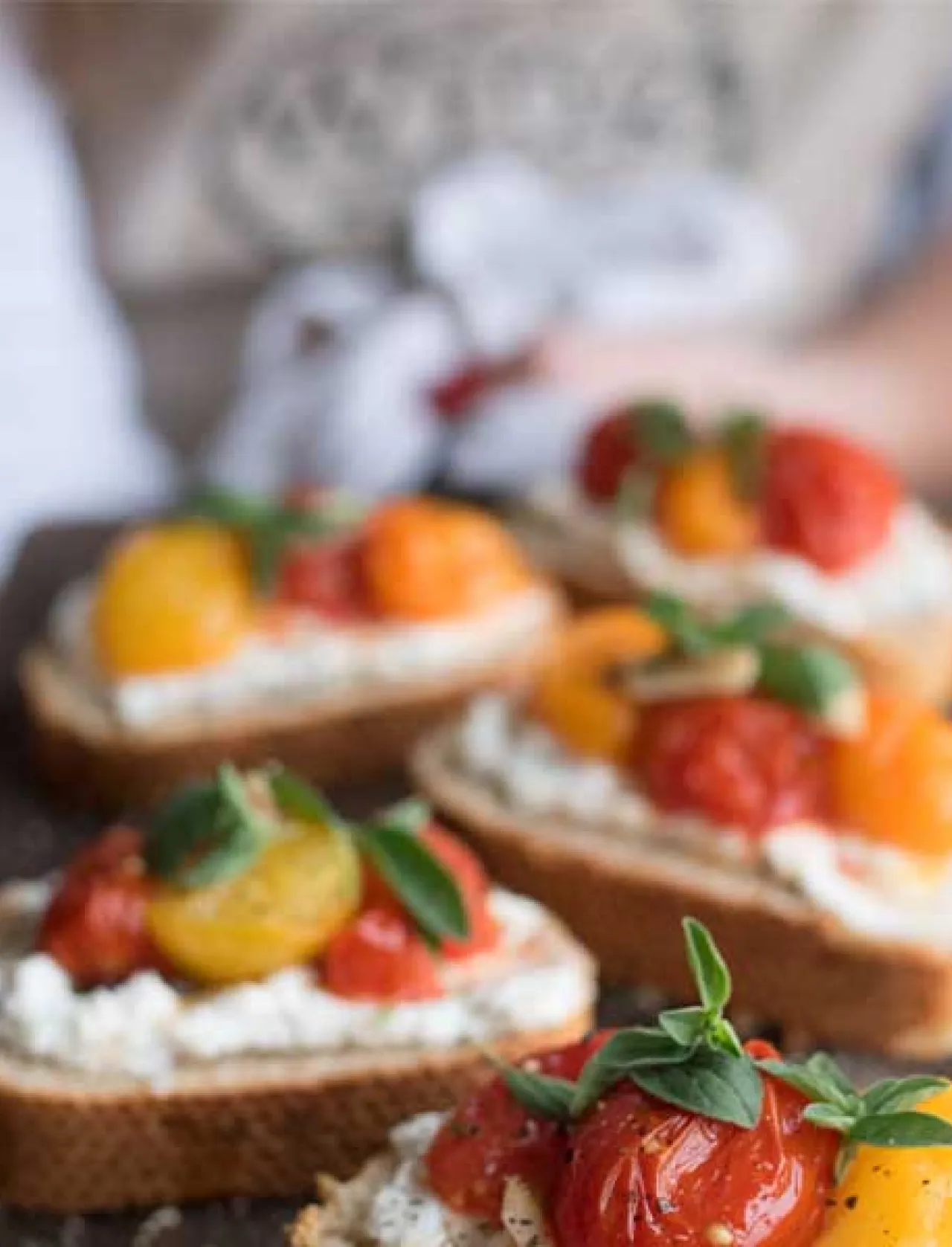 Tray of Bruschetta